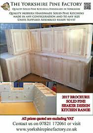 Get the best deals on cabinets kitchen units & sets. Shaker Handmade Solid Pine Gallery Kitchens Supplied Assembled Ready To Fit Ebay