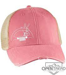 Jeep Hat With Grill Coral Vintage Trucker Hat Jeep Hat Jeep Hat Cute Jeep Vintage Trucker Hats