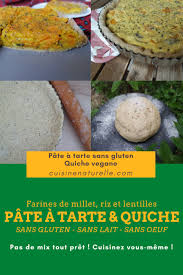 Pate A Tarte Sans Gluten Et Quiche Vegan Cuisine Naturelle
