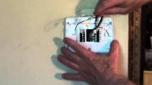 Now, the minutes will be shown, use the up. How To Install A Programmable Thermostat White Rodgers Thermostat Youtube