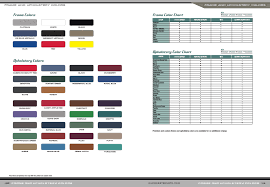 Frame Colors Upholstery Colors Frame Color Chart Life