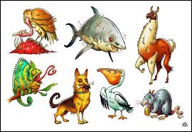 Seven Daily Animals By Einen On Deviantart Hilarious Animals Animal Art Art Inspiration