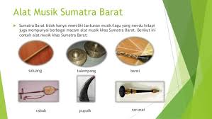 Saluang terbuat dari bambu tipis yang disebut dengan talang. Seni Musik Sumatra Barat