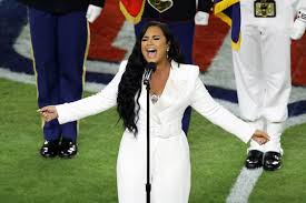 See more ideas about demi, demi lovato, lovato. All Hail Demi Lovato S 2020 Super Bowl National Anthem Vanity Fair