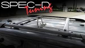 Toyota highlander raised siderails 2008, rbu series roof rack system by rola®. Specdtuning Installation Video 2008 2013 Toyota Highlander Roof Rack Youtube