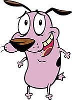 An extremely timid dog must regularly defend his owners. List Of Courage The Cowardly Dog Characters Wikipedia