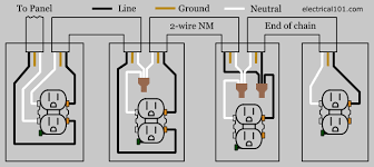 These electrical wiring diagrams show typical connections. Outlet Wiring Electrical 101