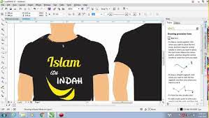Kalian bisa download dan edit sendiri sesuai wara yang kalian ingin kan. 1 Cara Membuat Desain Baju Dengan Corel Draw X7 Coreldraw Tutorials Bahasa Indonesia Youtube
