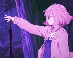 Aesthetic purple pink desktop wallpapers top free im little but im coming for the crown aesthetic. Purple Anime Girl Pfp Gif Novocom Top