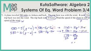 Free algebra 2 worksheets created with infinite algebra 2. Kutasoftware Algebra 2 Systems Of Equations Word Problems Part 3 Youtube
