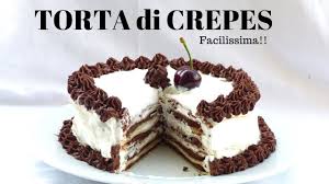 Distribuirvi sopra i pomodori e il formaggio restanti. Torta Di Crepes Dolci Cioccolato E Panna Ricetta Facilissima Foresta Nera Ricette Di Gabri Youtube