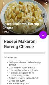 Savesave macaroni cheese goreng for later. Macaroni Recipes For Android Apk Download