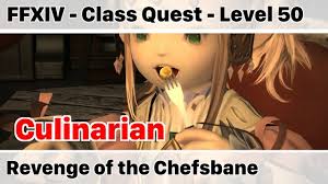If you're looking to set yourself some small goals and get huge chunks. Ffxiv Culinarian Class Quest Level 50 Arr Revenge Of The Chefsbane A Realm Reborn Youtube