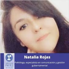 La mirada política de Natalia Rojas con los nuevos escenarios -