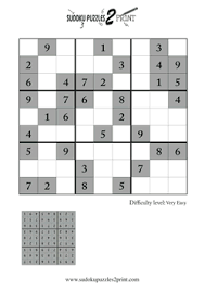 With these 10 sites, you can find free easy crosswords to print, puzzles, and other resources to keep you bus. Very Easy Sudoku Puzzles To Print