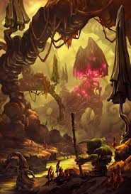 This Was An Early Concept Painting Of Our Bog Biome Which We Later Decided To Call Noxious Bogs For All Of The Danky And Dange Art Art Station Art Inspiration