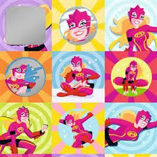 The series was created by studio 100 and airs on the flemish tv channel ketnet. Kids Birthday Decoration Mega Mindy Greeting Cards Invitations Greeting Cards Party Supply