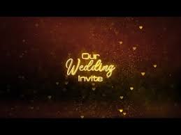 This template contains 4 editable text layers, 3 media placeholders and 1 logo placeholder. Wedding Invitation Titles Free Download After Effects Templates Youtube