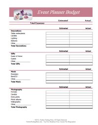Free Printable Budget Worksheets Freebie Finding Mom Event Planning Printables Event Planning Worksheet Event Planning Template