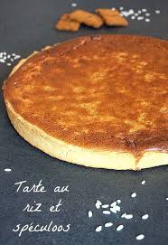Tarte Au Riz Belge Et Speculoos Tarte Au Riz Alimentation Cuisine Belge