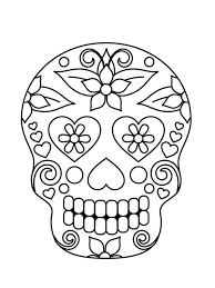 En continuant de naviguer sur le site, vous déclarez accepter leur utilisation. Coloriage Tete De Mort Mexicaine 20 Dessins A Imprimer Coloriage Tete De Mort Coloriage Halloween A Imprimer Coloriage Squelette