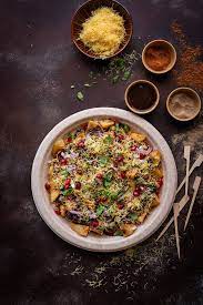 Easy Aloo Chaat Recipe Step By Step Potato Chaat A Tasty Spicy Delhi Style Chaat Recipe Of Boiled Aloo Tossed With Chaat Recipe Indian Food Recipes Recipes