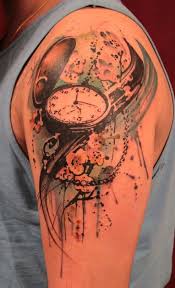 Simply message us to display your. 50 Colorful Watercolor Tattoos For Women Men Watch Tattoos Watch Tattoo Design Pocket Watch Tattoos