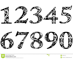 Tattoo Number Styles Gallery Number Tattoo Fonts Numbers Typography Graffiti Numbers
