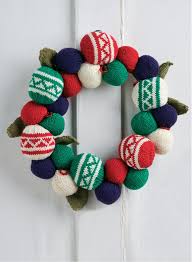 Check out our free knitting patterns selection for the very best in unique or custom, handmade pieces from our knitting shops. Christmas Wreath Knitting Patterns Let S Knit Magazine