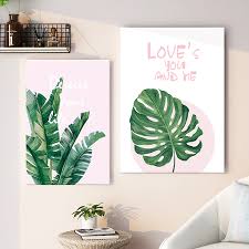 When the humidity level is high, the plants will open their pores on the leaf's surface to exchange air for kitchen, basements will have relatively higher humidity than your bedroom, living room, etc. Modern Green Monstera Canvas Home Decoration Painting For Sale Nordic Plant Leaf Living Room Framed Botanical Prints Wall Art Buy Leaf Painting Nordic Plant Painting Green Paintings Product On Alibaba Com
