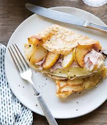 Pear Turkey And Brie Crepes Williams Sonoma Taste Savory Pears Crepe Recipes Recipes