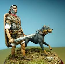 Rimskij Legioner S Boevym Psom Olovyannaya Miniatyura 54 Mm Roman Armor Roman Legion Ancient Warfare