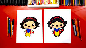 How to draw spaghetti and meatballs step by step easy? How To Draw Cute Snow White Kawaii Art For Kids Hub