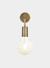 Brass Vintage Sleek Edison Wall Light Ironsides In 2019 Wall Lights Garden Room Lighting Edison Lighting