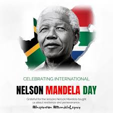 Nelson Mandela day flyer template