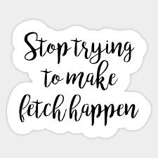 We did not find results for: Mean Girls Stop Trying To Make Fetch Happen Mean Girls Quotes Aufkleber Teepublic De