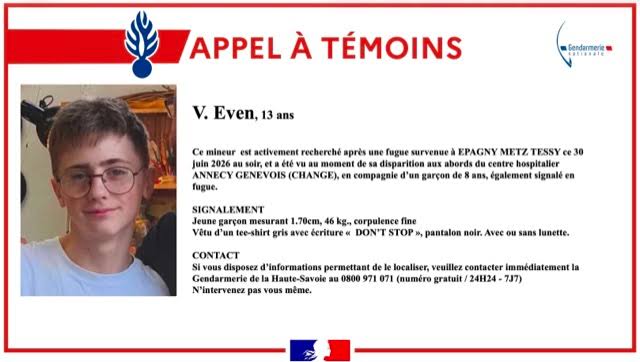 Disparition de Logan, 8 ans, et Even, 13 ans, près d'Annecy : ce que l'on  sait
