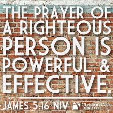 James 5 16 Niv The Prayer Of A Righteous Person Is Powerful And Effective Prayer Ministry Bible Truth God Prayer