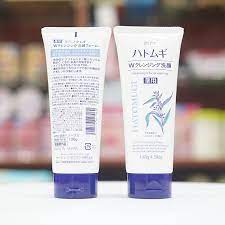 Review Sữa Rửa Mặt Hatomugi Naturie Hạt Y Dĩ Tudienlamdep
