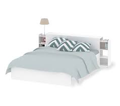 Tete de lit zum kleinen preis hier bestellen. Tete De Lit 160 Cm Avec Best Lak Rangement Blanc Laque Tete De Lit But