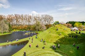The 30 acre (12 hectare) sculpture garden is dedicated to modern physics and inspired by the cosmos. Garden Of Cosmic Speculation Chris Radley Photography
