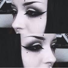 Black And White Winged Eyeliner Pin On Winged Eyeliner Aesthetic
