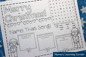 1048 x 729 file type: Printable Christmas Placemats Mamas Learning Corner
