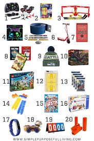 Birthday Gifts For Kid Boy 20 Best Gifts For Tween Boys Ages 6 12 Simple Purposeful Living Tween Boy Gifts Top Gifts For Boys Birthday Gifts For Boys