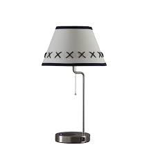 Lampression usb nightstand table lamp with wireless charging station for bedroom, modern bedside lamp for living room, antique brass with ivory shade office desk lamp, led bulb included. Ore International 20 In Shelby Modern Craft Table Lamp W Usb Charging Station Hbl2303