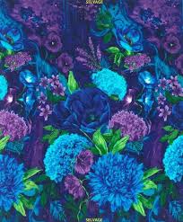 40 large scale floral fabric ranked in order of popularity and relevancy. Midnight Large Floral Print Floral Fabric Fabric With Etsy Large Floral Print Blue And Purple Flowers Timeless Treasures Fabric