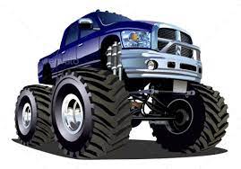Cartoon Monster Truck Monster Trucks Car Cartoon Truck Art