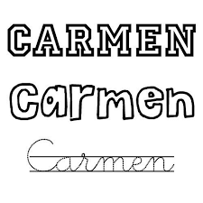Me parece que esta vez se han equivocado las pobres golondrinas, como se equivocaron, la semana pasada, las gallinas, recogiéndose en su cobijo cuando el sol de las dos se eclipsó. Dibujo Para Colorear Del Nombre Carmen