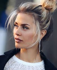 Here, fekkai creative director fabrice gili shows how a little braiding and teasing can take your topknot from ordinary to extraordinary. How To Do Messy Top Knots 8 Styling Ideas Hairstylecamp