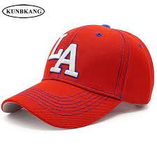 Letter La Baseball Cap Men Women Embroidery 3d Snapback Hat Dad Bone Black Red Unisex Fashion Street Hip Hop Casque La Baseball Cap Unisex Fashion Baseball Cap
